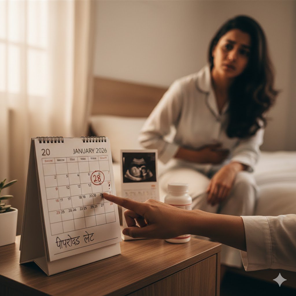 Late periods in PCOS