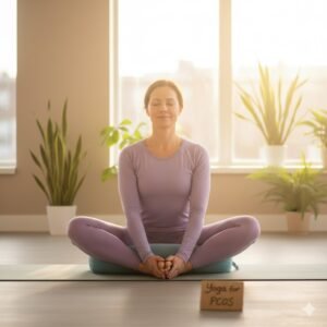 PCOS yoga asanas in Hindi